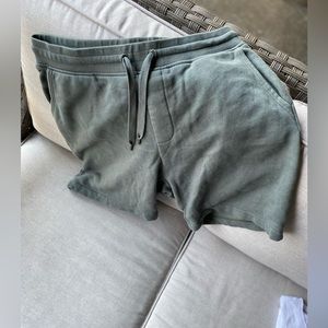 Banana Republic Olive Green Fleece Shorts (L)